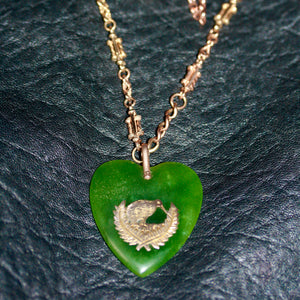 Pounamu on sale heart necklace